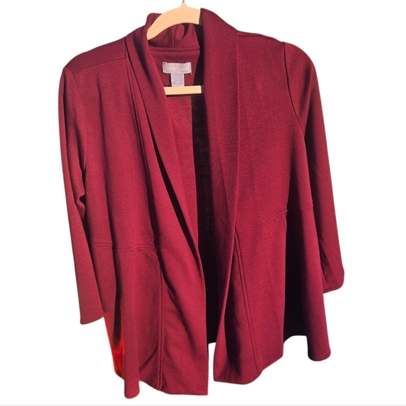 Modern Soul purple open front Cardigan size medium burgundy purple color - Picture 1 of 6
